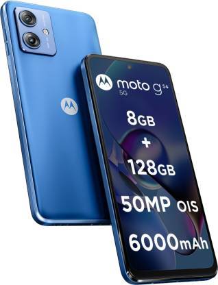 Buy Motorola G54 5G (Pearl Blue, 128 Gb)  (8 Gb Ram) on EMI
