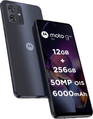 Buy Motorola G54 5G (Midnight Blue, 256 Gb)  (12 Gb Ram) on EMI