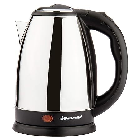 Milton Insta Electric 2000 Stainless Steel Kettle, 2 Litres, Silver