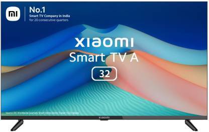 Buy Mi A series 80 cm (32 inch) HD Ready LED Smart Google TV 2023 Edition with HD |Dolby Audio | DTS:HD | Vivid Picture Engine (Black) on EMI