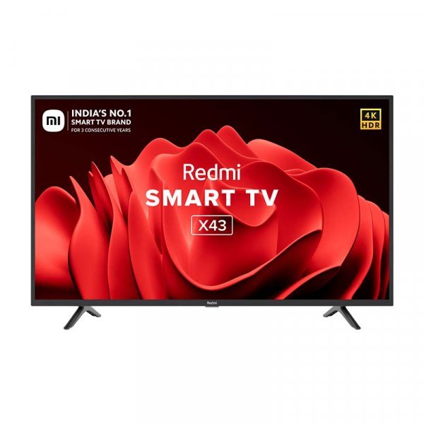 Buy Redmi Smart TV 4K Ultra HD X series X43 108 cm (43 inches) Black (2 RAM,16 Storage) on EMI