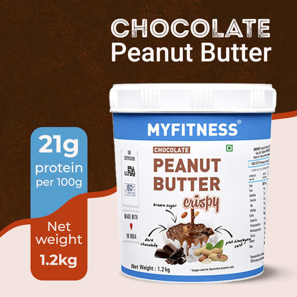 Buy MyFitness Chocolate Peanut Butter Crispy  (1.20kg) on EMI