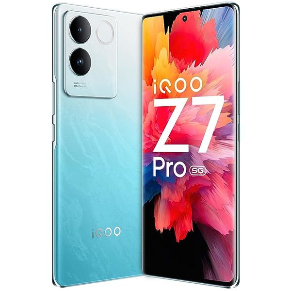 Buy IQOO Z7 Pro 5G (Blue Lagoon, 8GB RAM, 128GB Storage) on EMI