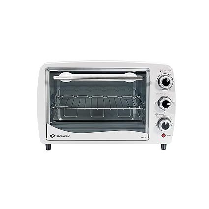 Buy Bajaj 1603T Oven Toaster Grill (Otg) With Baking & Grilling Accessories, Oven For Kitchen With Transparent Glass Door, 2 Year Warranty, White, 1200 Watts, 16 liter on EMI