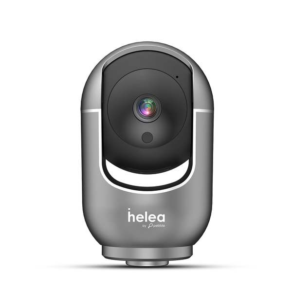 Buy Pebble Helea HL-SC002 Smart Wifi Camera 2 Mega Pixel, HD Resolution, Motion Detection & Tracking, IR Night Vision, 2 way Audio, Privacy Mode, 360* Viewing Angle Grey on EMI