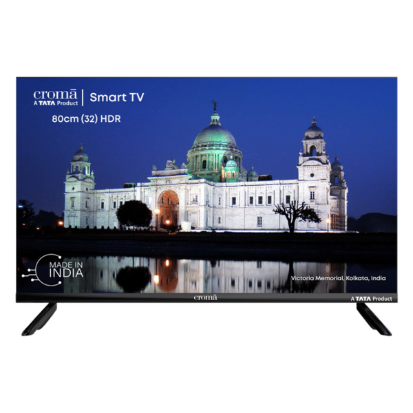 Buy Croma - A Tata Product (32 inch) HD Ready LED Smart TV with Bezel Less Display (2023 model) on EMI