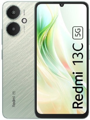 Buy Redmi 13C 5G ( Startrail Green, 4GB, 128 GB Storage) on EMI