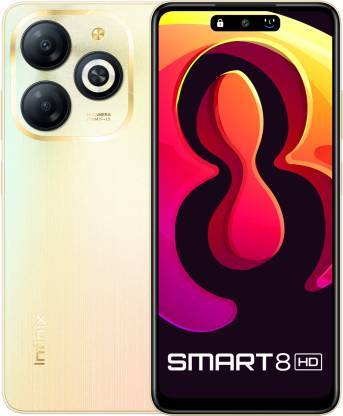 Buy Infinix SMART 8 HD (Shinny Gold, 64 GB)  (3 GB RAM) on EMI