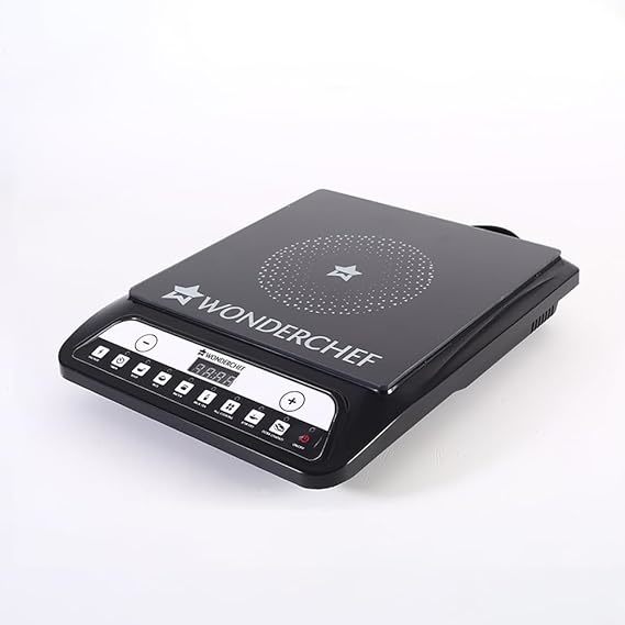Buy Wonderchef Power 1400W Induction Cooktop with 11 Preset Functions, Push Touch Control Button