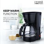 Buy Croma 600 Watt 5 Cups Manual Black Coffee Maker with Rust Resistant  (Black) Online – Croma