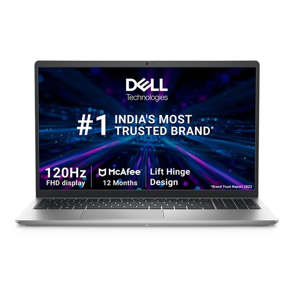 Buy Dell Inspiron 3520 Laptop,12th Gen Intel Core i3-1215, Windows 11 + MSO'21, McAfee 15 Months, 8GB, 512GB SSD, 15.6" (39.62Cms) 3 Sided Narrow Border Design with 120Hz FHD Display, Silver, 1.65Kgs on EMI