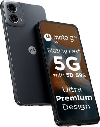 Buy MOTOROLA G34 5G (Charcoal Black, 128 GB)  (8 GB RAM) on EMI