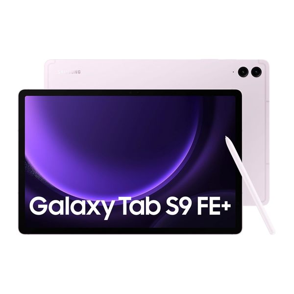 Buy Samsung Galaxy Tab S9 FE+ 31.50 cm (12.4 inch) Display, RAM 8 GB, ROM 128 GB Expandable, S Pen in-Box, WiFi+5G, IP68 Tablet, Lavender on EMI