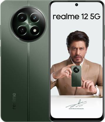 Buy Realme 12 5G (Woodland Green, 128 GB)  (6 GB RAM) on EMI